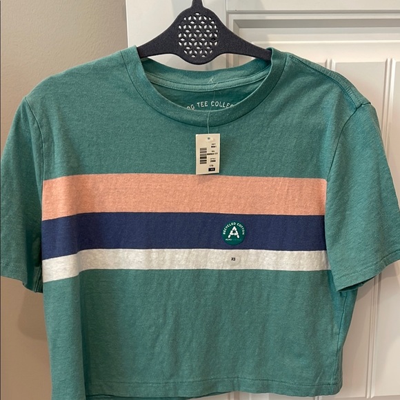 Aeropostale Tops - Aeropostale Boxy Cropped T Shirt 80's OG‎ Tee Collection XS NWT